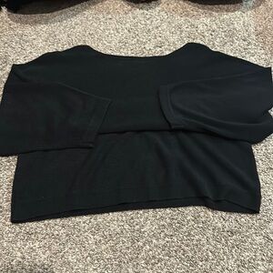 New York and company black sweater , 3 quarter sleeve
